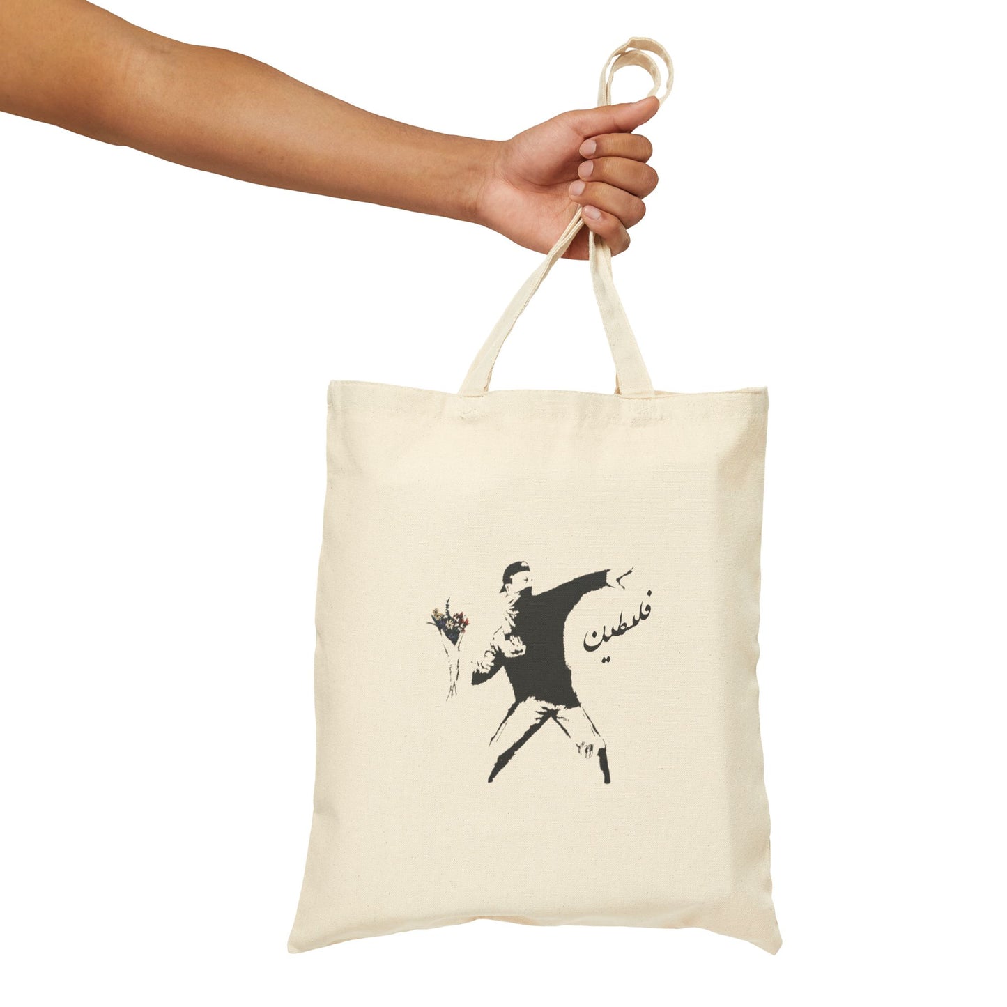 BDSR cotton canvas tote bag