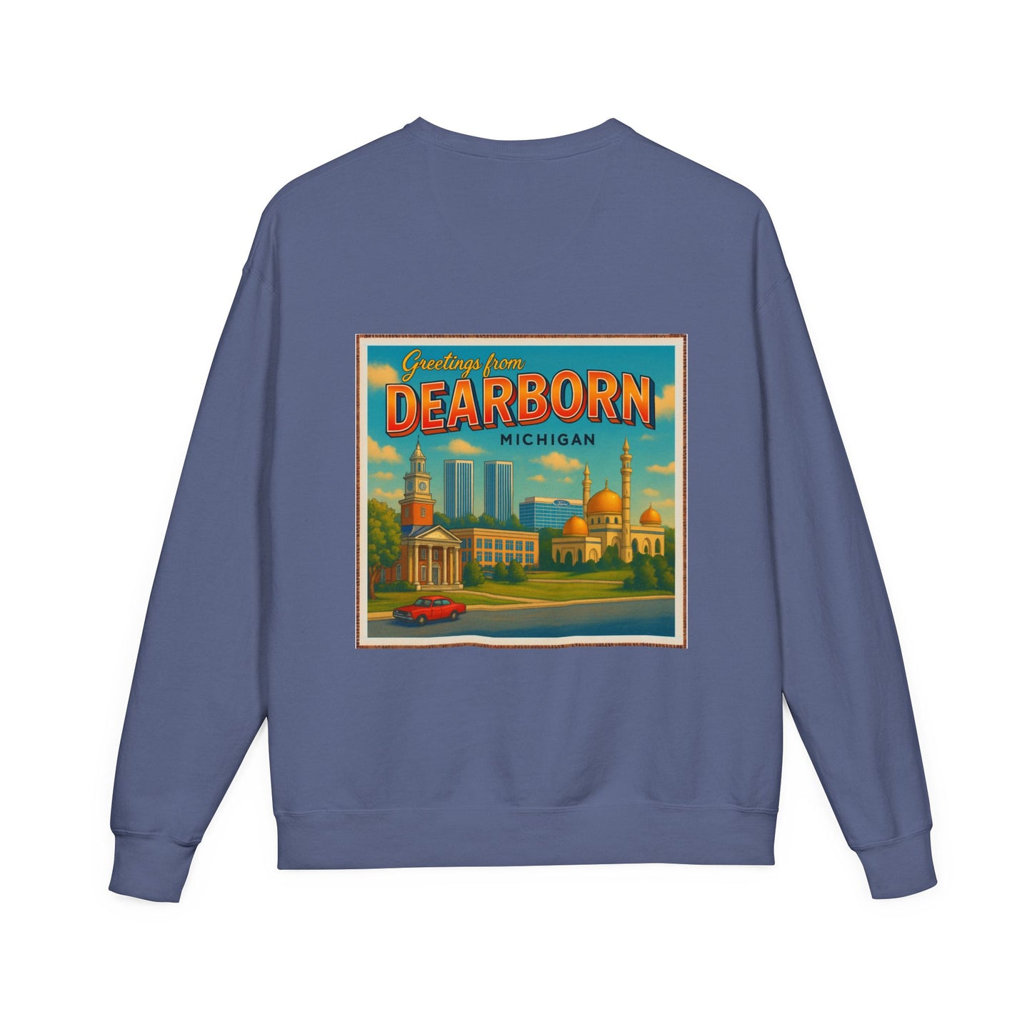 Vintage-washed Dearborn, MI sweatshirt