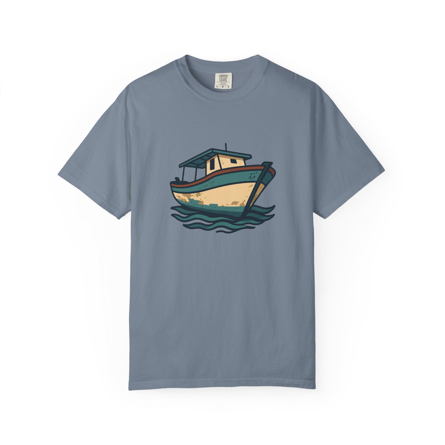 Gaza fishing boat garment-dyed tee