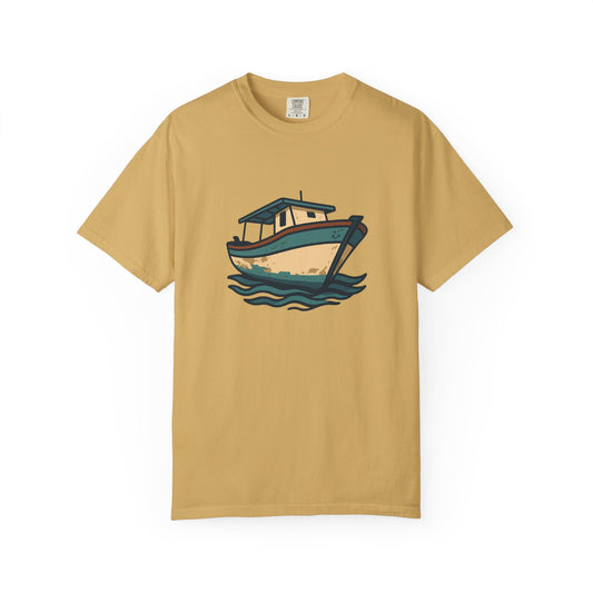 Gaza fishing boat garment-dyed tee
