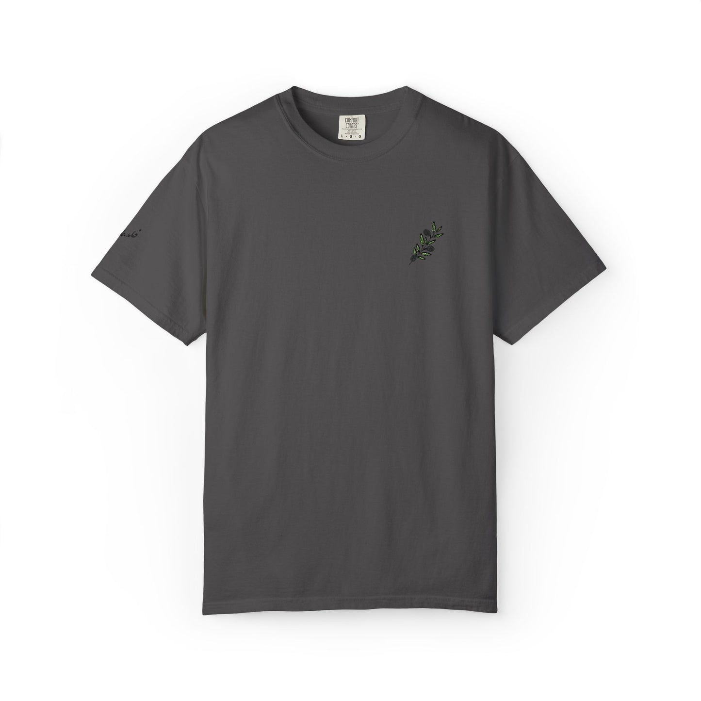 Palestinian olive branch garment-dyed tee