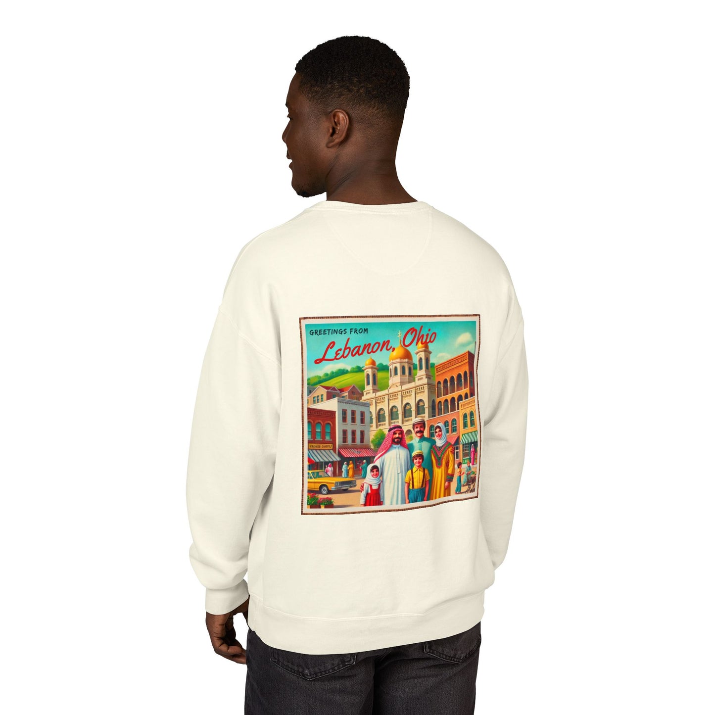 Vintage-washed Lebanon, OH sweatshirt