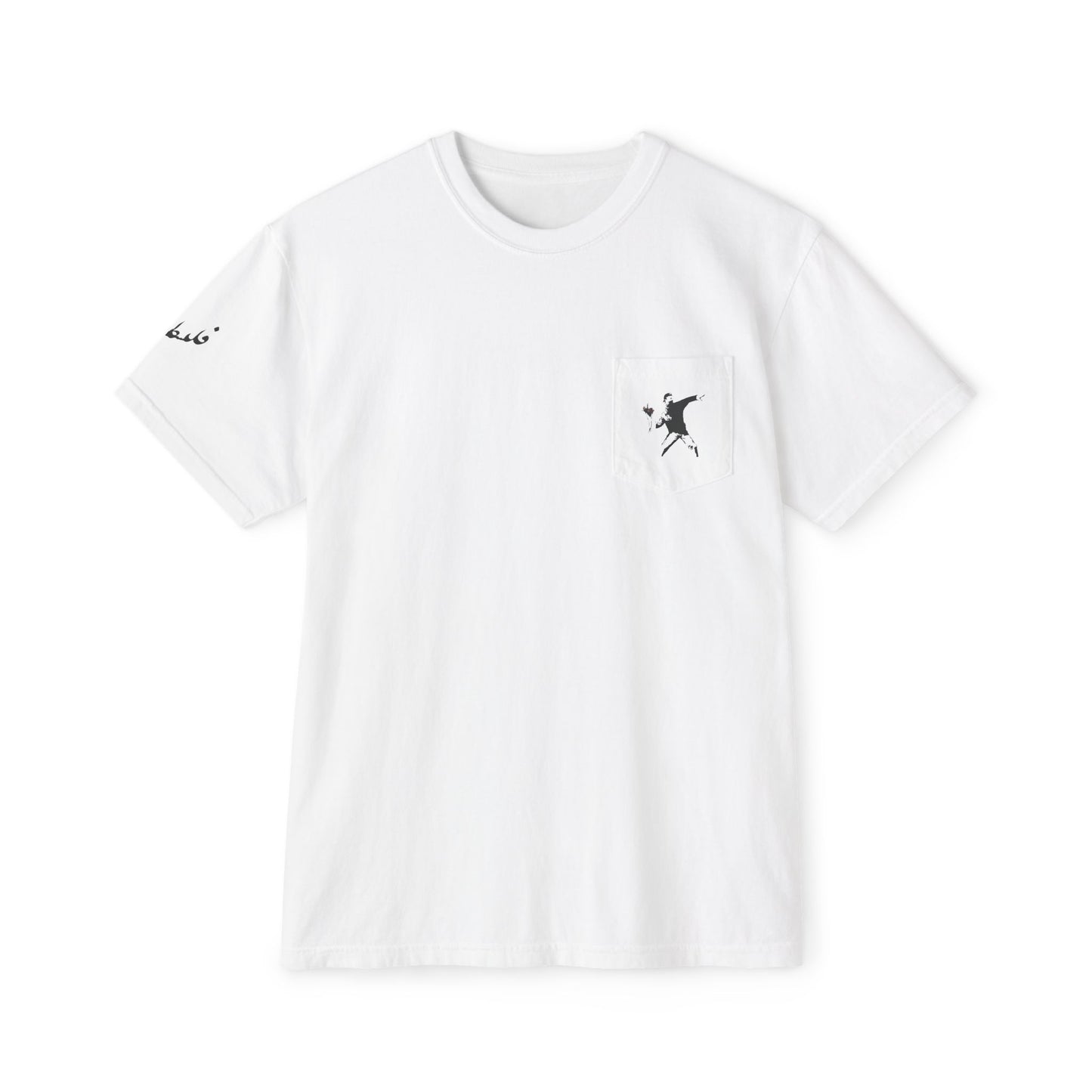 Amman in Technicolor Garment-Dyed Pocket Tee