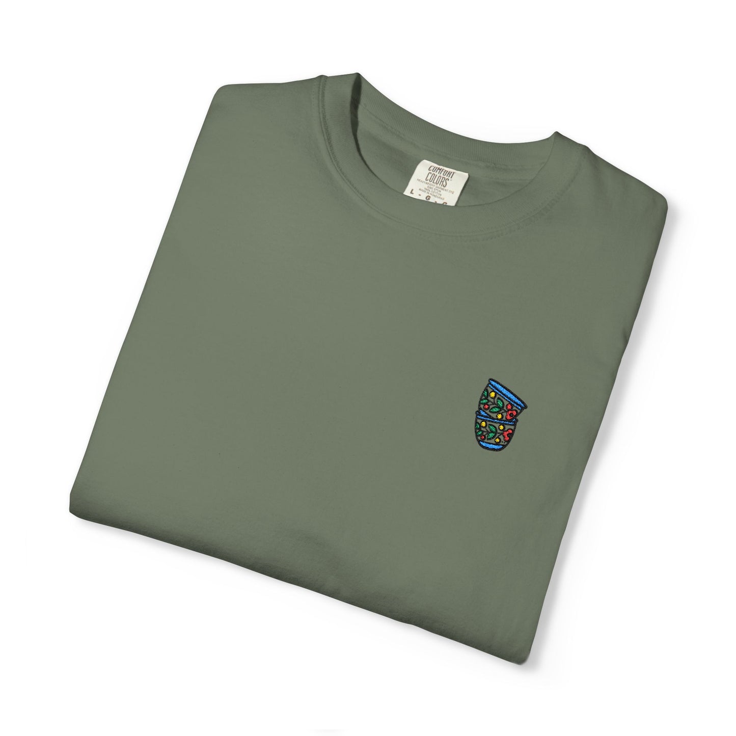 Palestinian qahwah garment-dyed tee