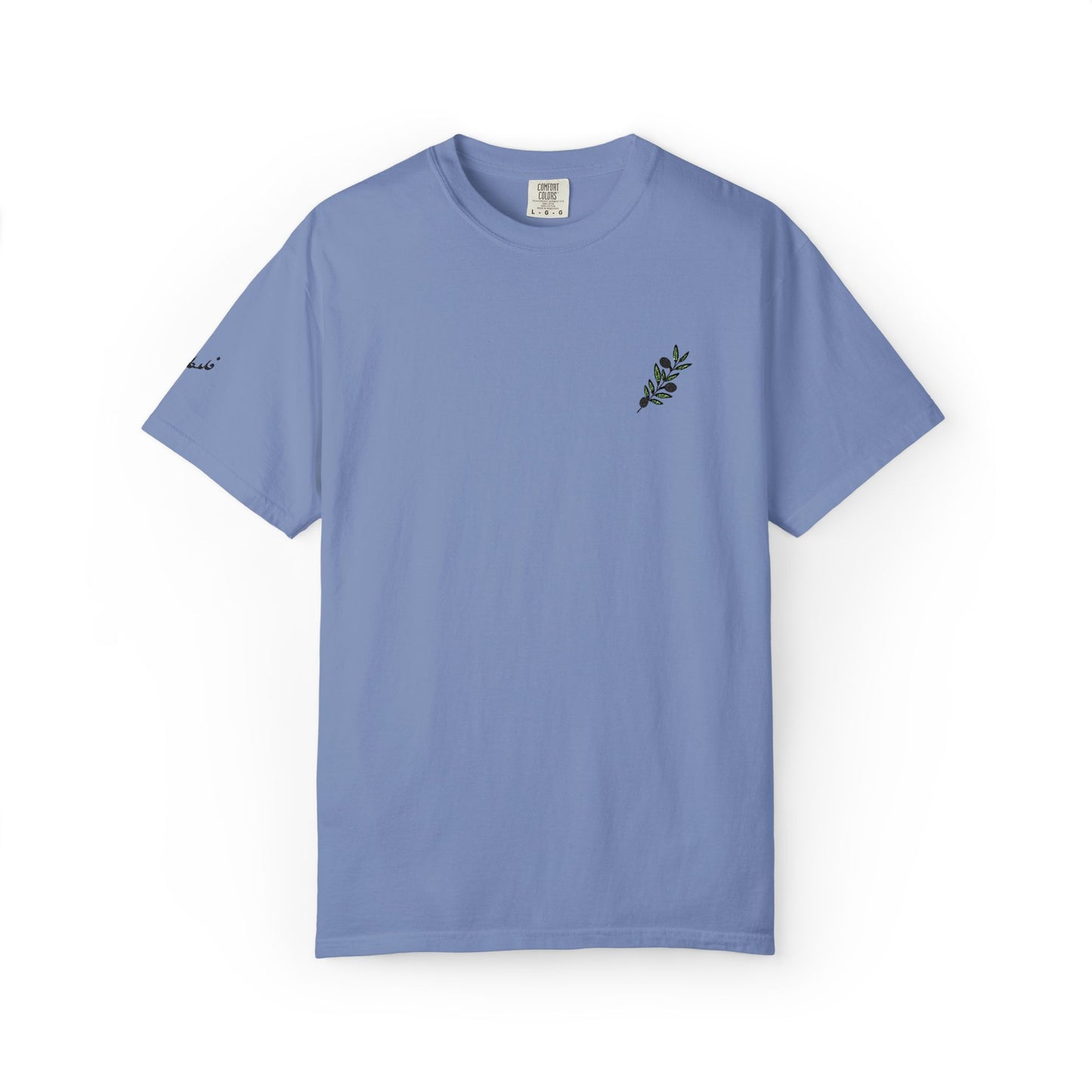 Palestinian olive branch garment-dyed tee