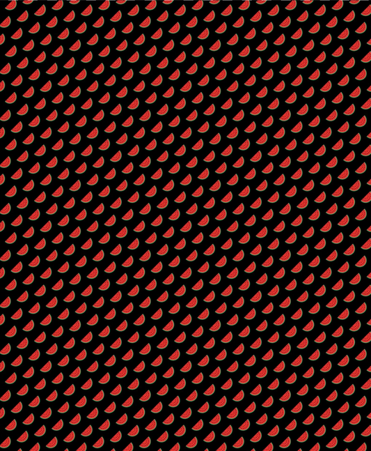 Watermelon slice quilted throw