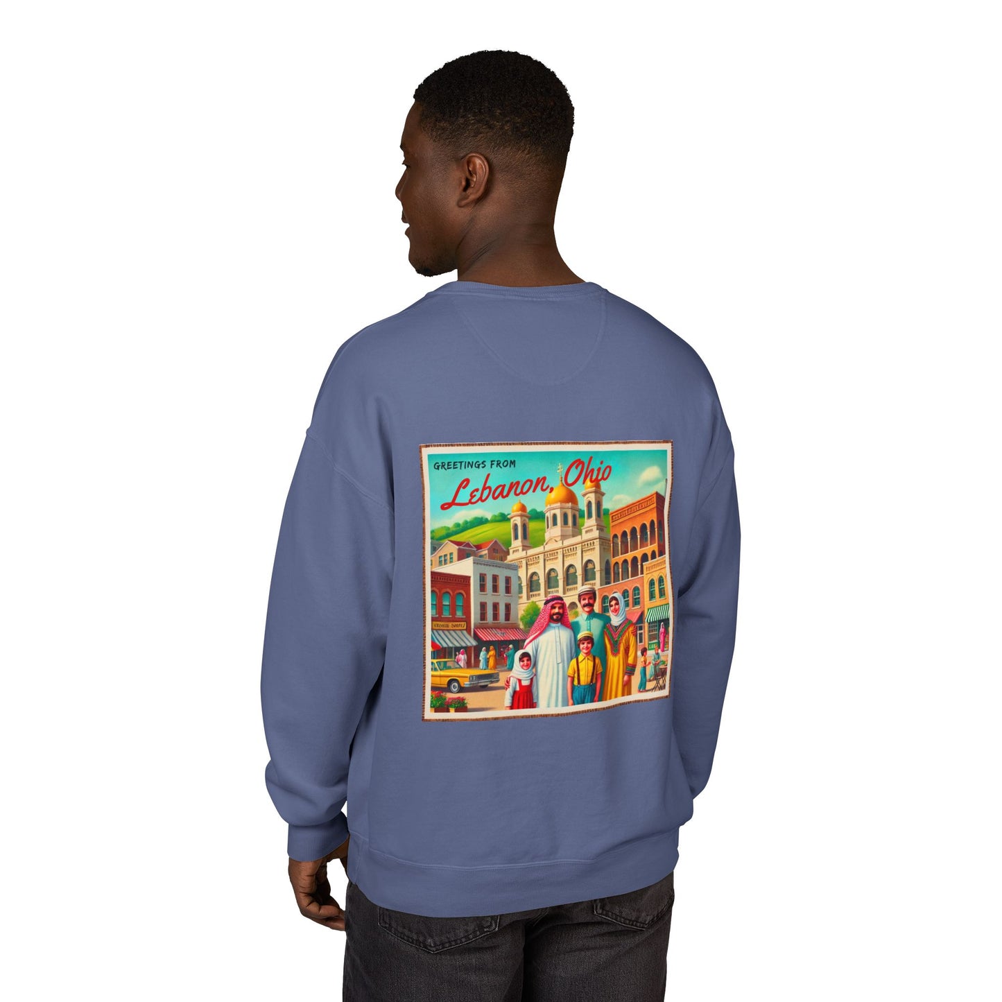 Vintage-washed Lebanon, OH sweatshirt