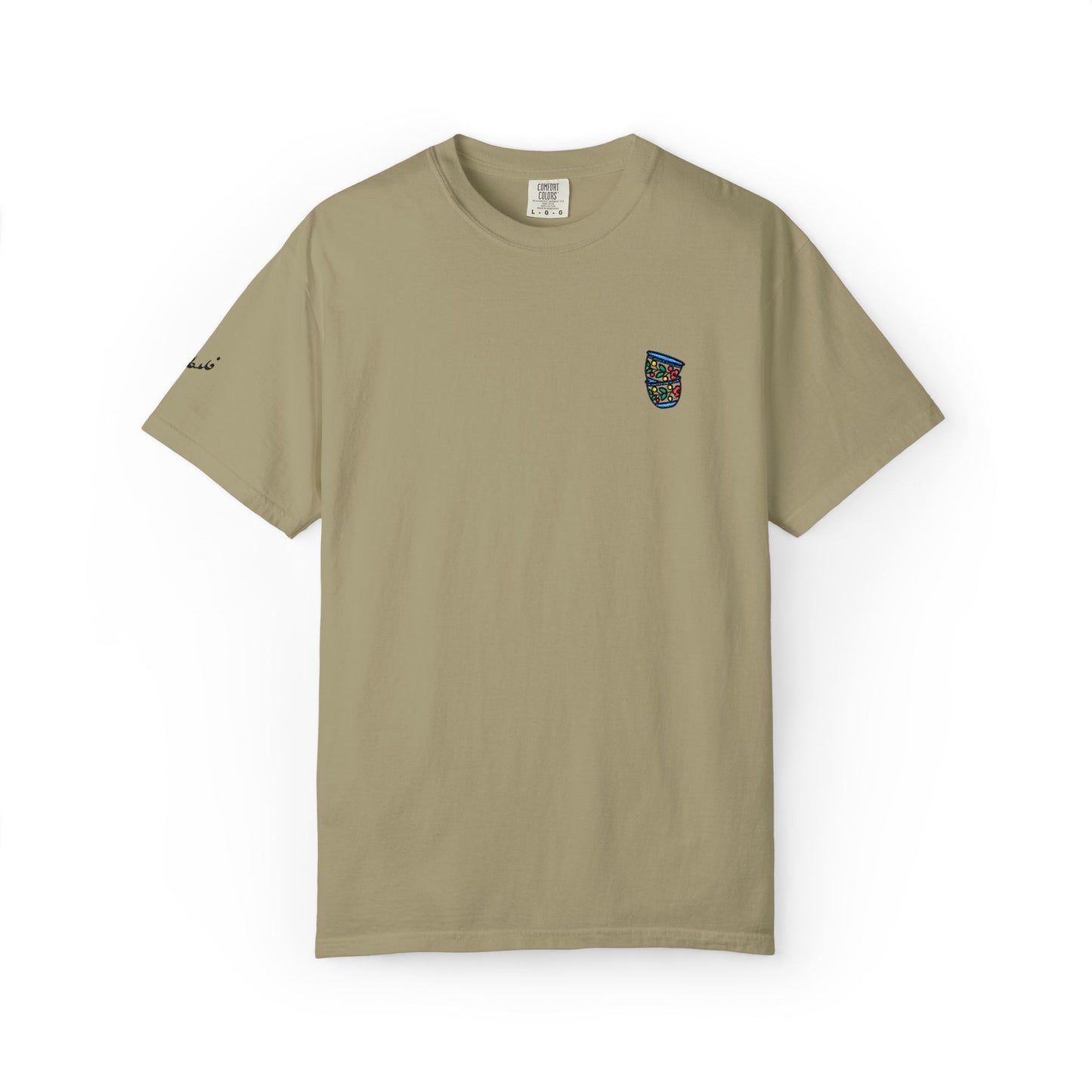 Palestinian qahwah garment-dyed tee