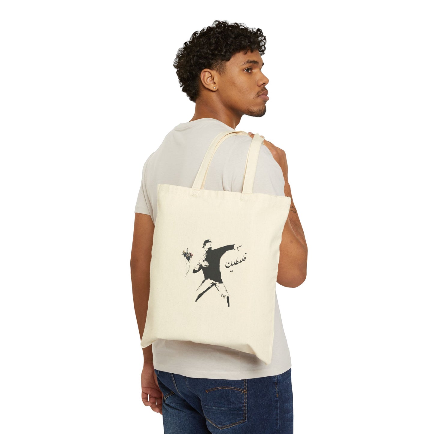 BDSR cotton canvas tote bag