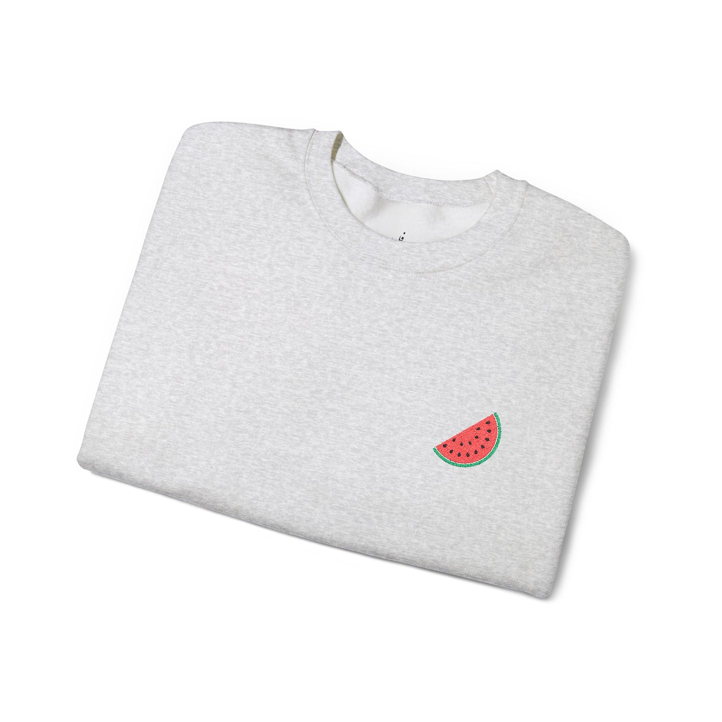 Embroidered watermelon slice sweatshirt