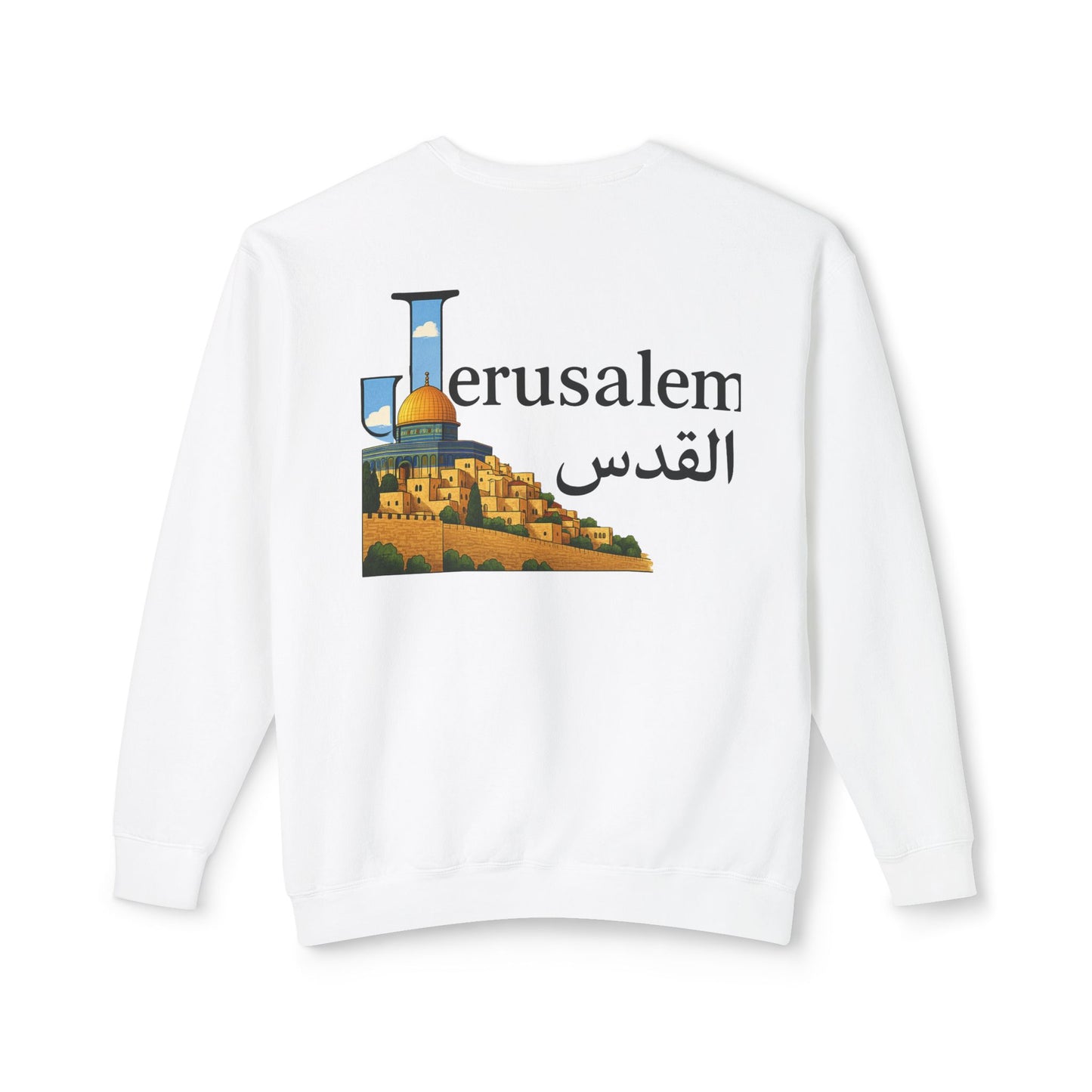 Jerusalem crewneck sweatshirt