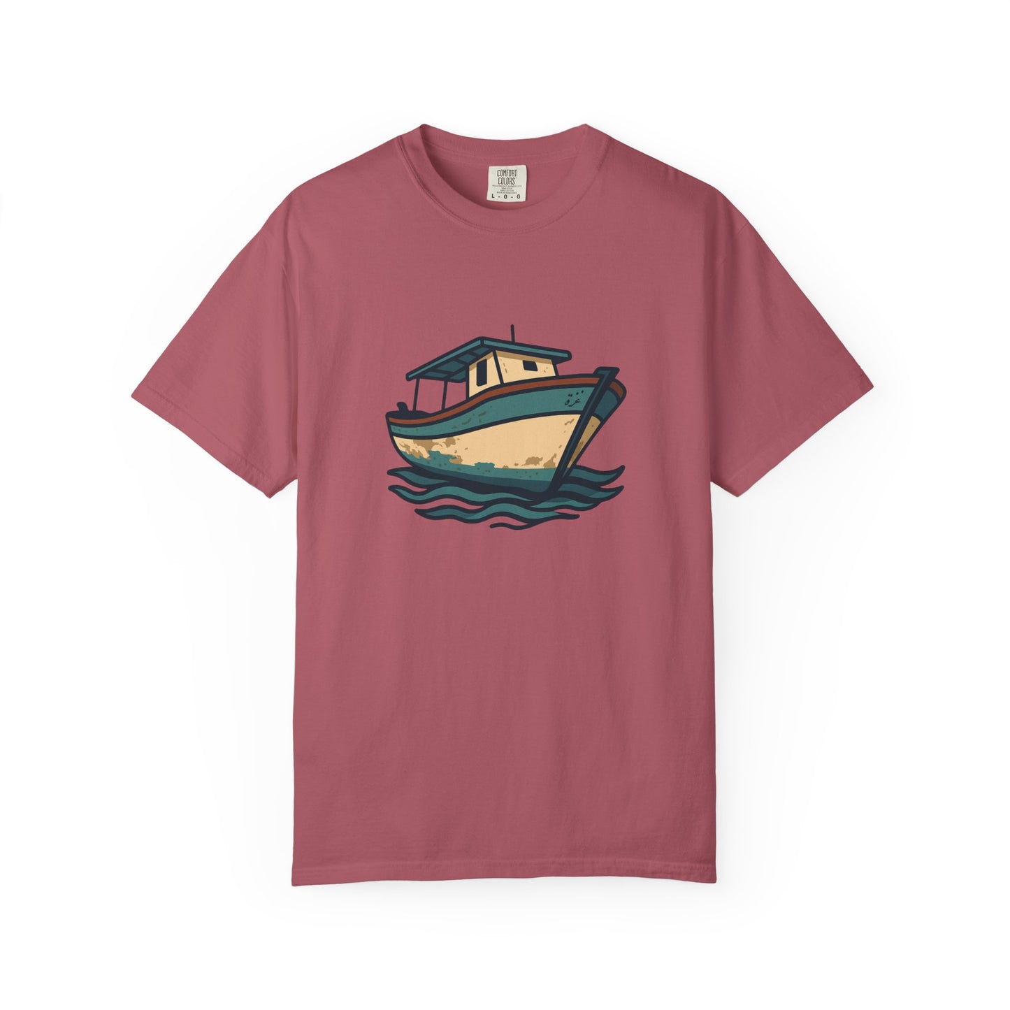 Gaza fishing boat garment-dyed tee