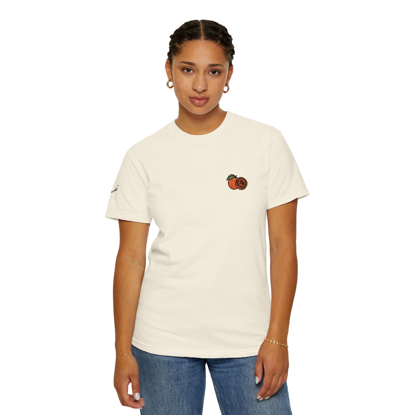 Palestinian Yaffa orange garment-dyed tee