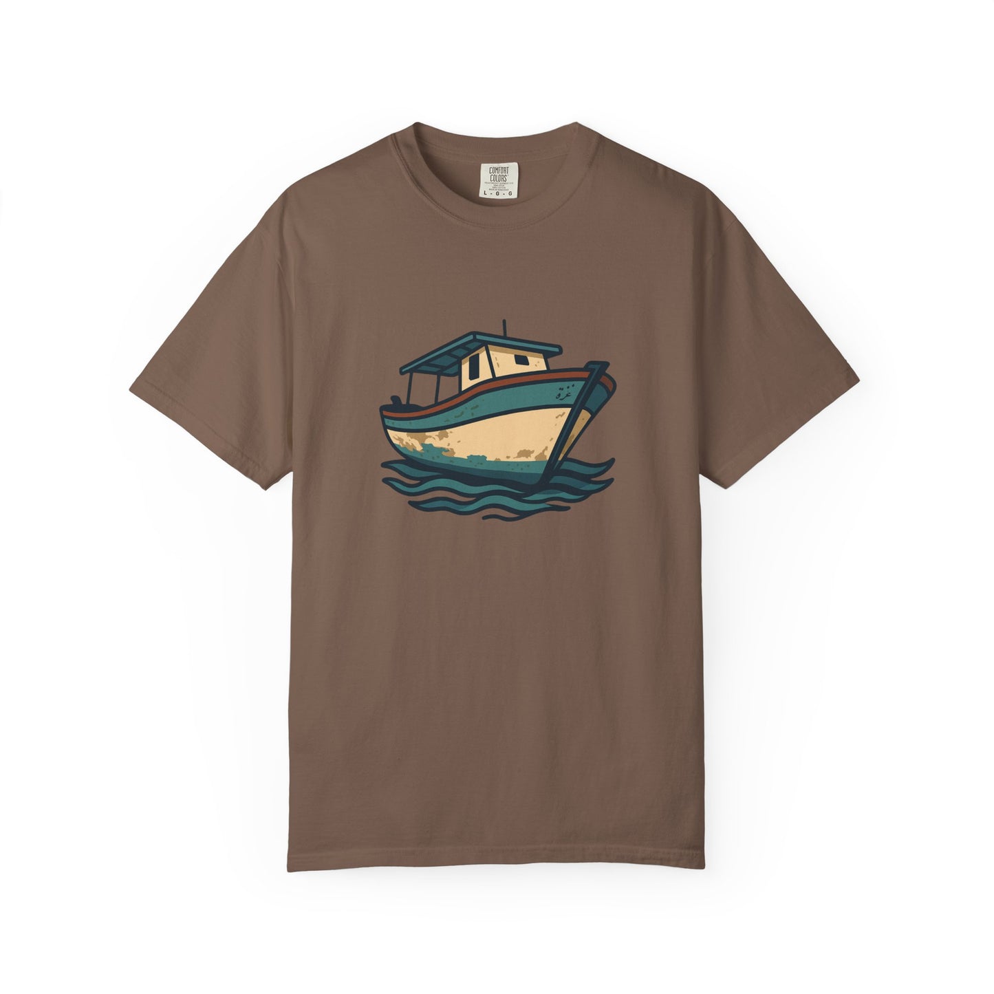 Gaza fishing boat garment-dyed tee