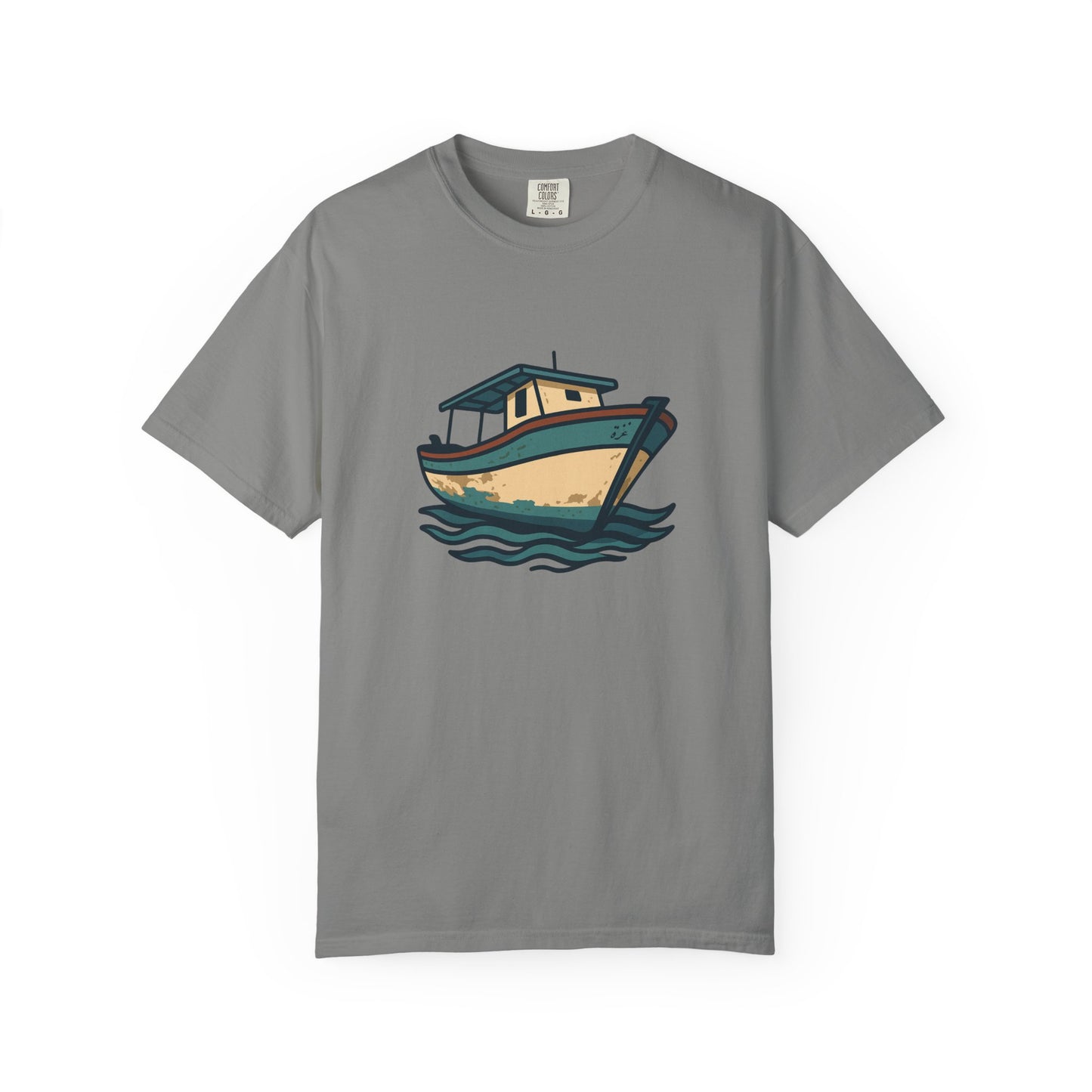 Gaza fishing boat garment-dyed tee