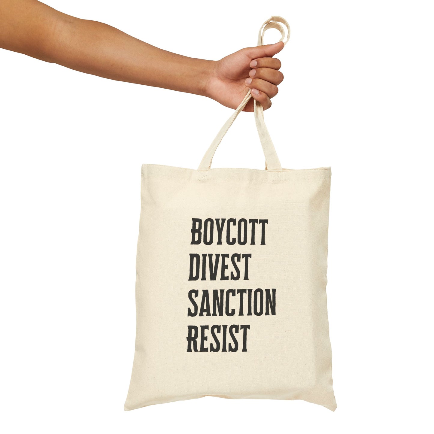 BDSR cotton canvas tote bag