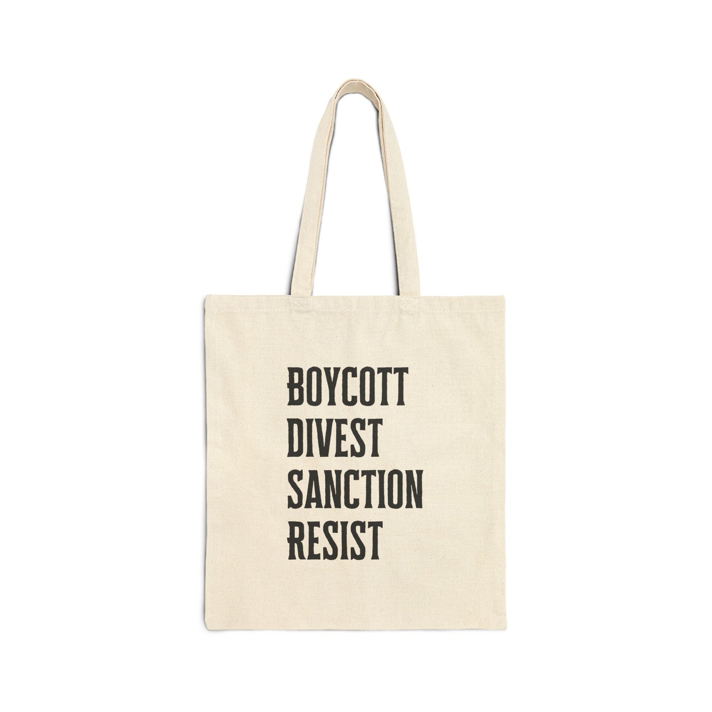 BDSR cotton canvas tote bag