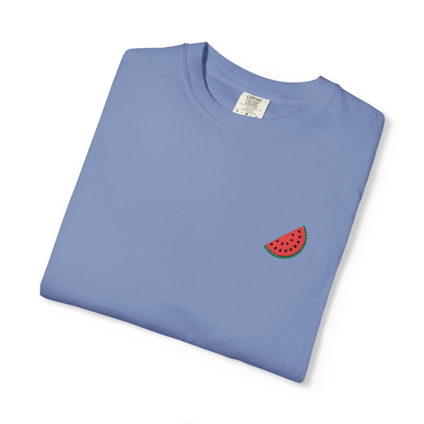 Palestinian watermelon slice garment-dyed tee